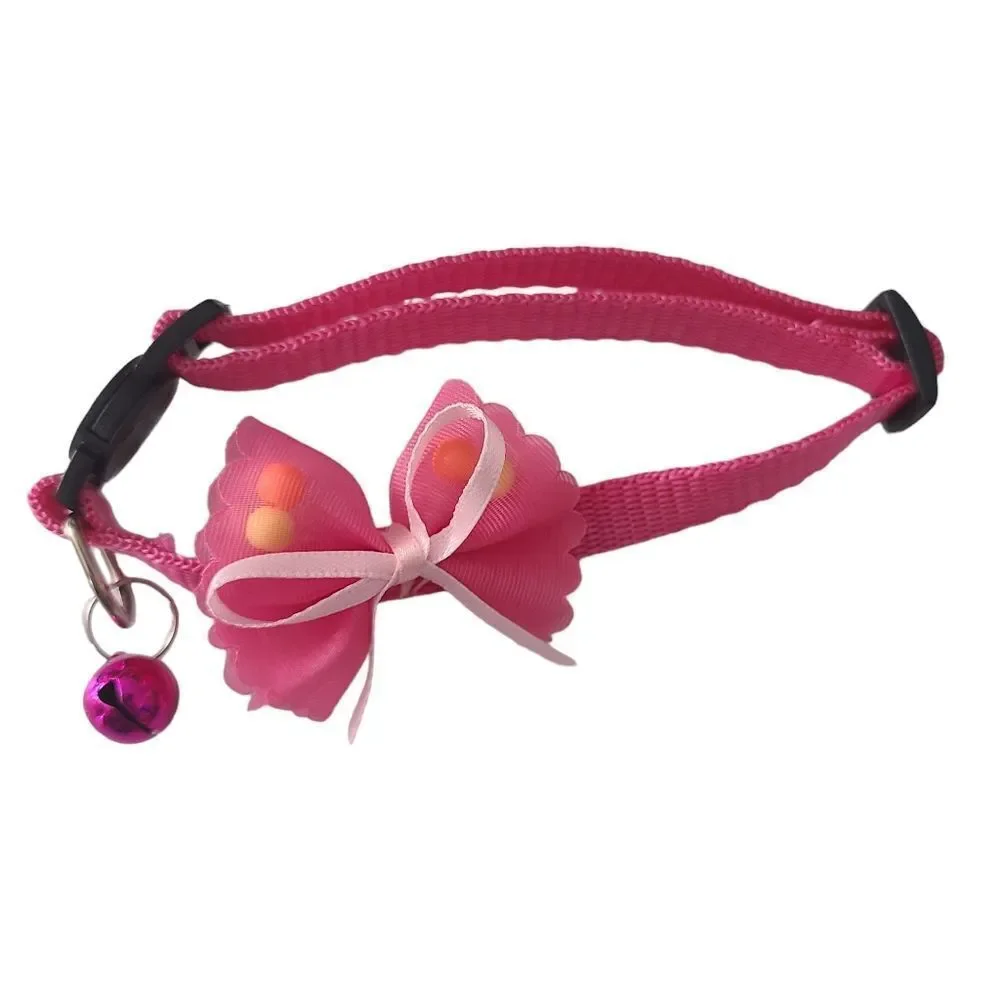 Breakaway Collar Pink Bows & Beads One Size Fits All Never‎ Worn